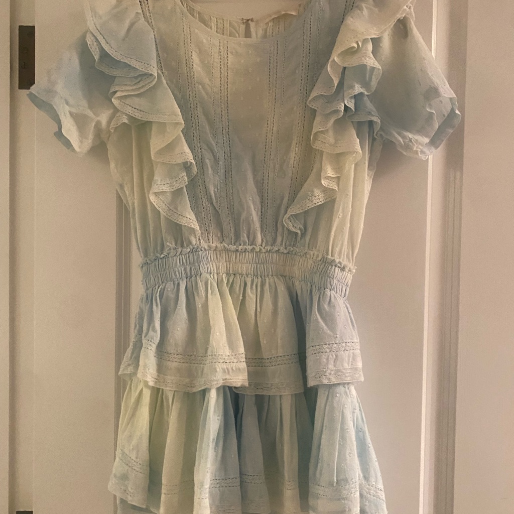 Love Shack Fancy Pastel Tie Dye Dress